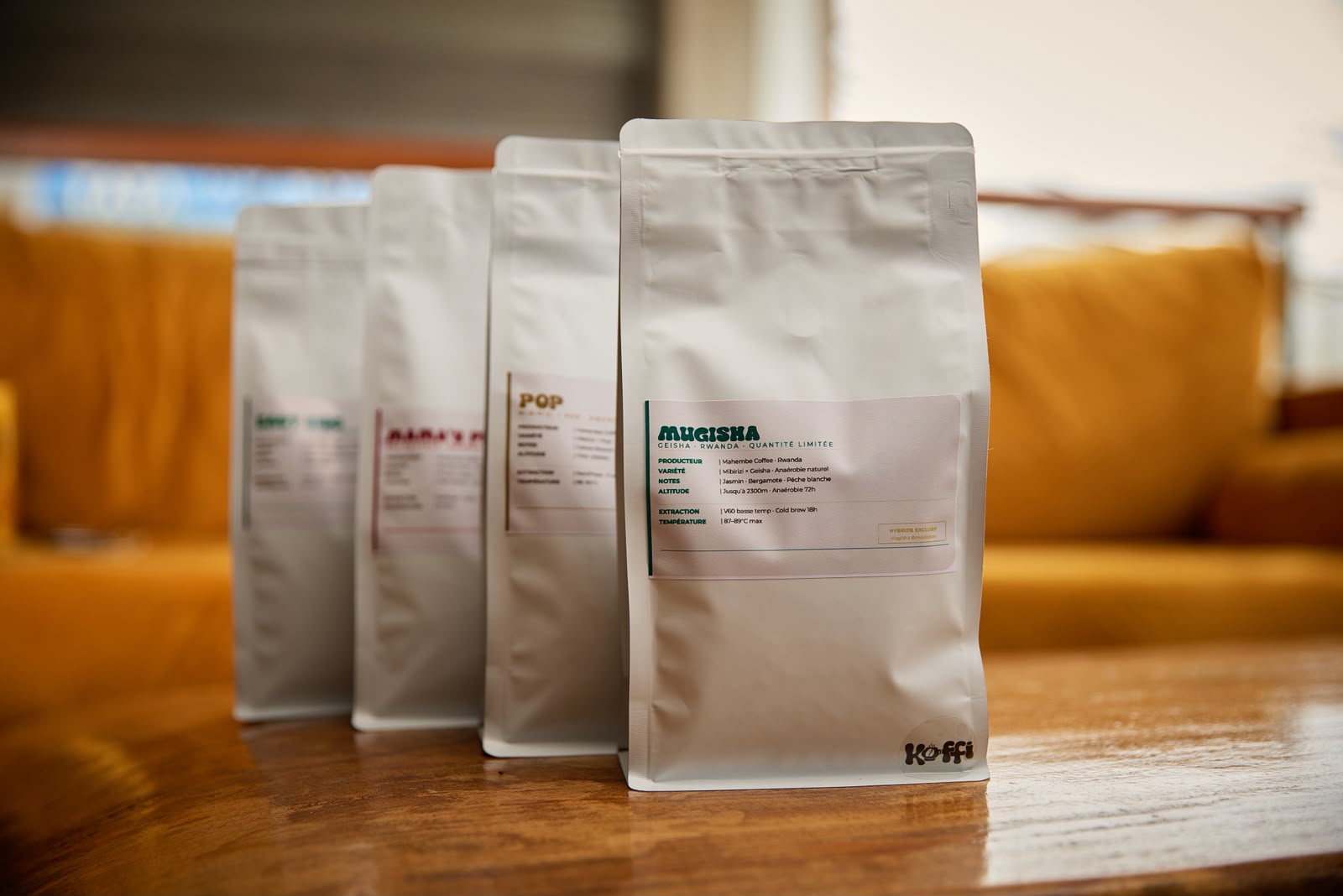 Sachet de café de spécialité KOFFI · Mahembe Coffee Rwanda